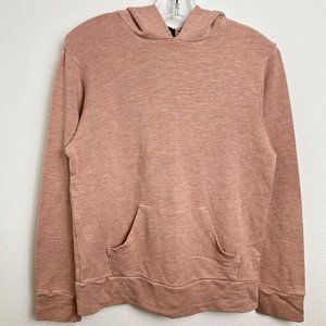 Monrow Girls Hoodie Size 10 Supersoft Kangaroo Pullover Cheeky Pink